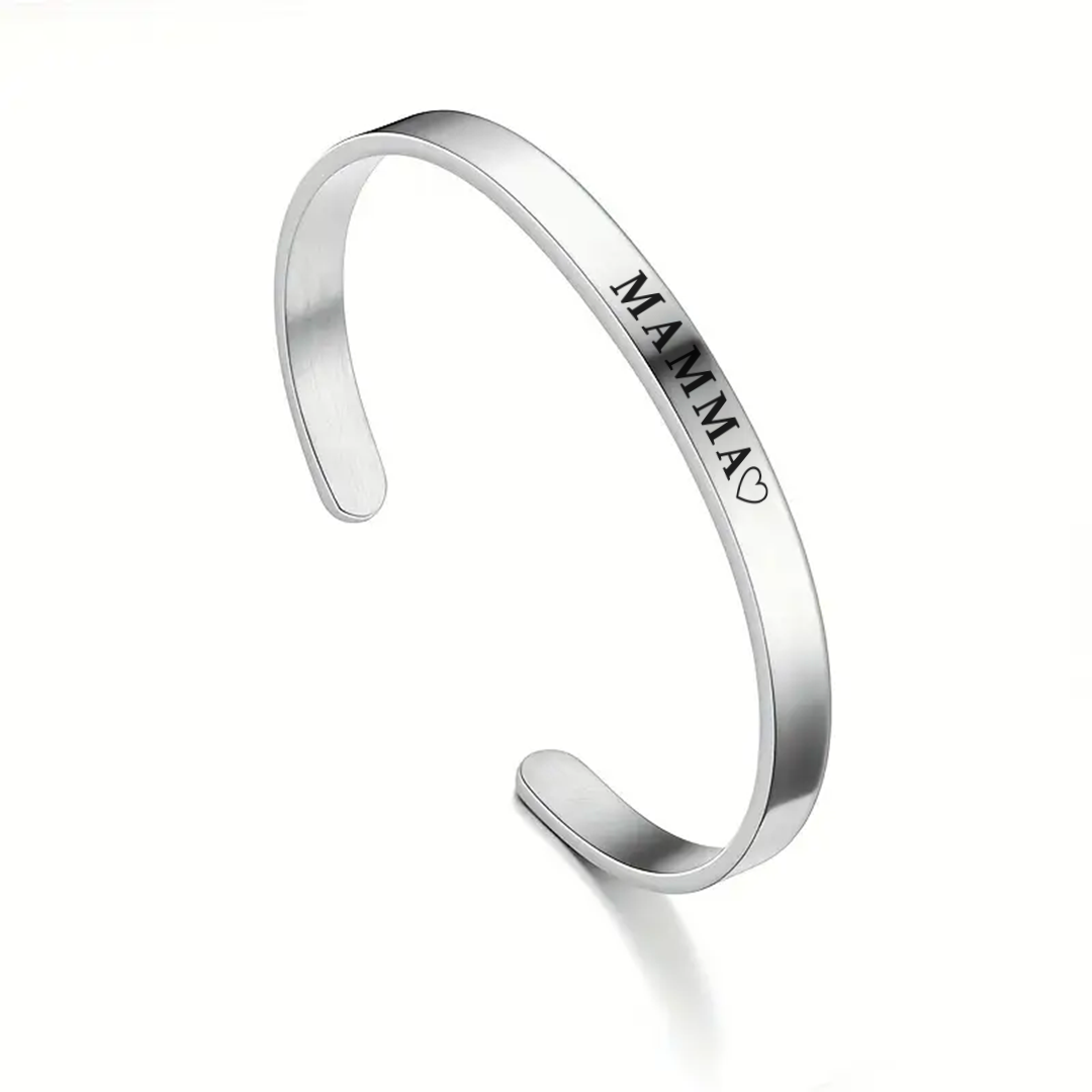 ÉCLAT BRACELET - PERSONLIGT GRAVERAT ARMBAND (SILVER)