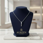 ESSENZA NECKLACE - PERSONLIGT GRAVERAT 3D HALSBAND (SILVER)